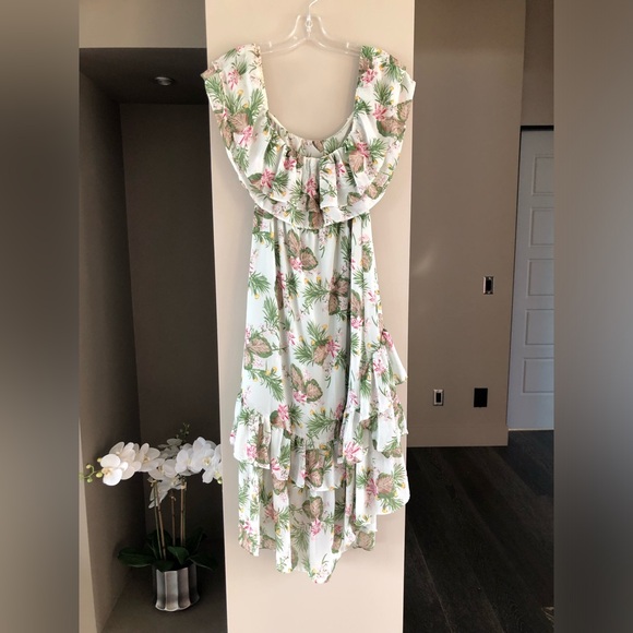 Floral Off-Shoulder Maxi Dress - Picture 6 of 6
